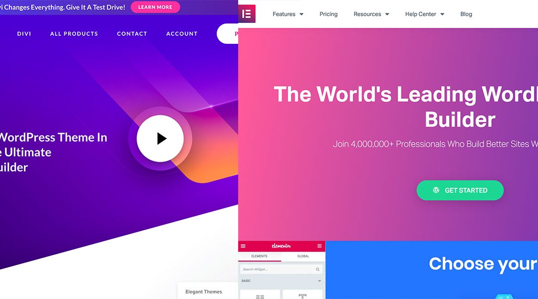DIVI vs Elementor